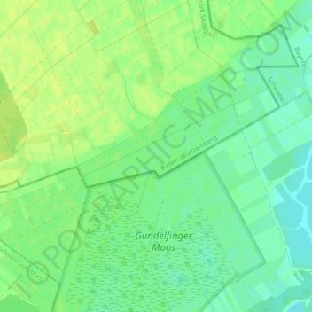 Topografische kaart Plon, hoogte, reliëf