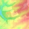 Topografische kaart Bois Salaize, hoogte, reliëf