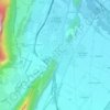Topografische kaart Varces, hoogte, reliëf