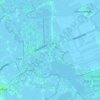 Topografische kaart Muggenbeet, hoogte, reliëf
