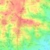 Topografische kaart La Rinais, hoogte, reliëf