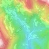 Topografische kaart la Coma, hoogte, reliëf
