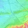Topografische kaart Pas des Lanciers, hoogte, reliëf