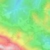 Topografische kaart Casera Razzo, hoogte, reliëf