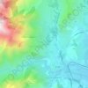 Topografische kaart Fornelle, hoogte, reliëf