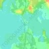 Topografische kaart Kolho, hoogte, reliëf
