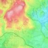 Topografische kaart São Brás, hoogte, reliëf
