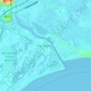 Topografische kaart Rye Harbour, hoogte, reliëf