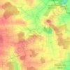 Topografische kaart Gammesfeld, hoogte, reliëf
