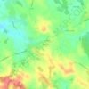 Topografische kaart Chartron, hoogte, reliëf