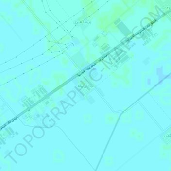 Topografische kaart بیدیاں والا, hoogte, reliëf