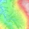 Topografische kaart Ballaison, hoogte, reliëf