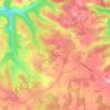 Topografische kaart Mirandol, hoogte, reliëf
