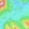 Topografische kaart Söll, hoogte, reliëf