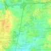 Topografische kaart Le Pré Noë, hoogte, reliëf