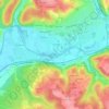 Topografische kaart L'Évêque, hoogte, reliëf