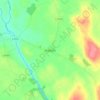 Topografische kaart Ardattin, hoogte, reliëf