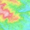 Topografische kaart Chalencey, hoogte, reliëf
