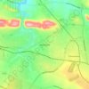 Topografische kaart Mamelodi, hoogte, reliëf