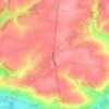 Topografische kaart Haute Visée, hoogte, reliëf