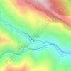 Topografische kaart Carijana, hoogte, reliëf