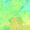 Topografische kaart La Boutallerie, hoogte, reliëf