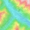 Topografische kaart Riva Valdobbia, hoogte, reliëf