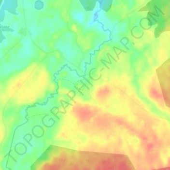 Topografische kaart Вотолино, hoogte, reliëf
