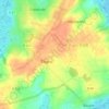 Topografische kaart Le Haisnay, hoogte, reliëf