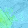 Topografische kaart Klein Delfgauw, hoogte, reliëf