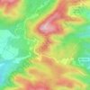 Topografische kaart Balma de s'Estepa Negra, hoogte, reliëf