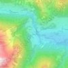 Topografische kaart Welzelach, hoogte, reliëf