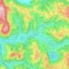 Topografische kaart La Vitarelle, hoogte, reliëf