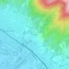 Topografische kaart Quinto Alto, hoogte, reliëf