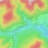 Topografische kaart Suppiane, hoogte, reliëf