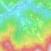 Topografische kaart Magnasco, hoogte, reliëf