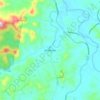 Topografische kaart Amamoor, hoogte, reliëf