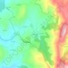Topografische kaart A Madanela, hoogte, reliëf