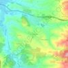 Topografische kaart Croce al Balatro, hoogte, reliëf