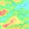 Topografische kaart Le Breil Monbusson, hoogte, reliëf
