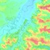 Topografische kaart Merlazza, hoogte, reliëf