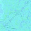 Topografische kaart Le Baraud, hoogte, reliëf