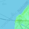 Topografische kaart Goblin Ledge, hoogte, reliëf