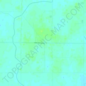 Topografische kaart Knoke, hoogte, reliëf