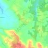 Topografische kaart Le Puits Courant, hoogte, reliëf