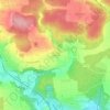 Topografische kaart Sinabronn, hoogte, reliëf