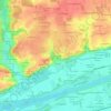 Topografische kaart Sous le Château, hoogte, reliëf