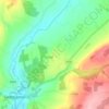 Topografische kaart Finsboro, hoogte, reliëf