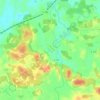 Topografische kaart Gärstad, hoogte, reliëf