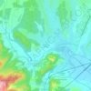 Topografische kaart San Giusto a Fortuna, hoogte, reliëf
